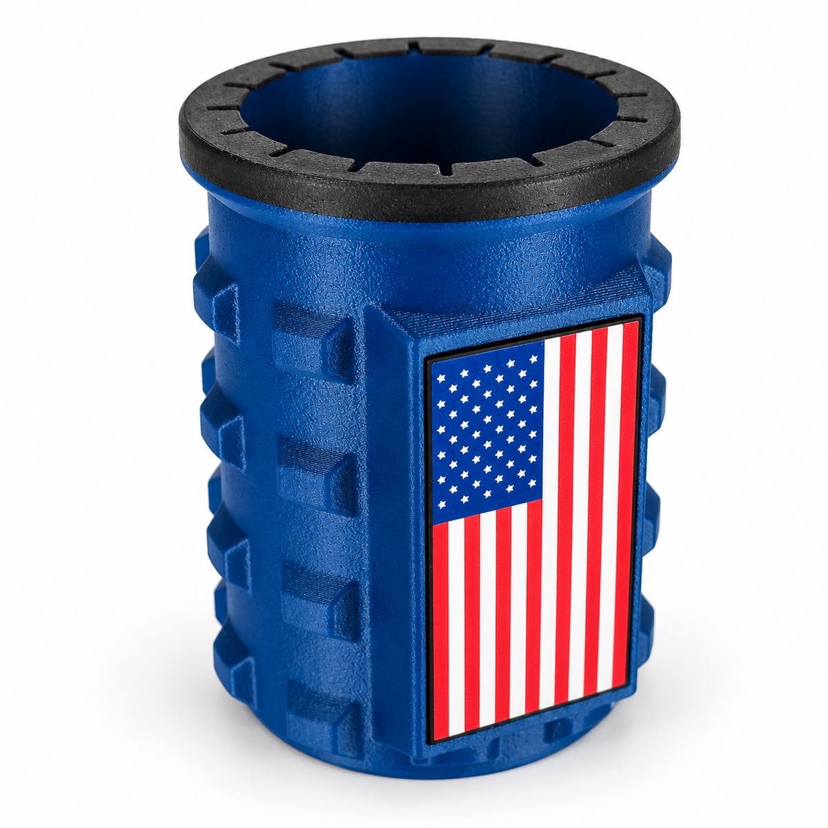 America Series Blue Beverage Holders - Black Top