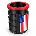 America Series Black Beverage Holders - Red Top