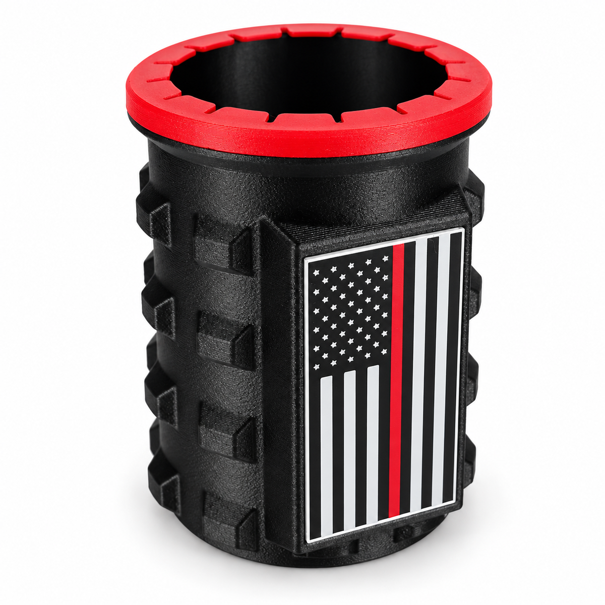 America Series Black Beverage Holders - Red Top