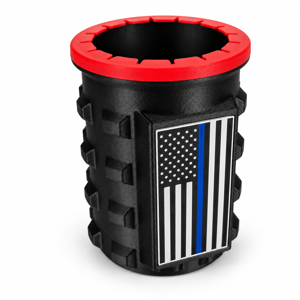 America Series Black Beverage Holders - Red Top