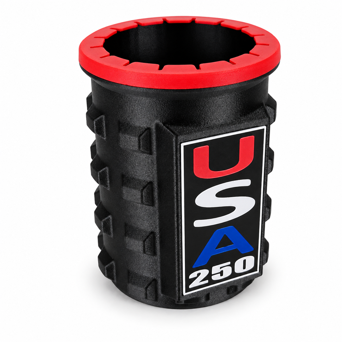 America Series Black Beverage Holders - Red Top
